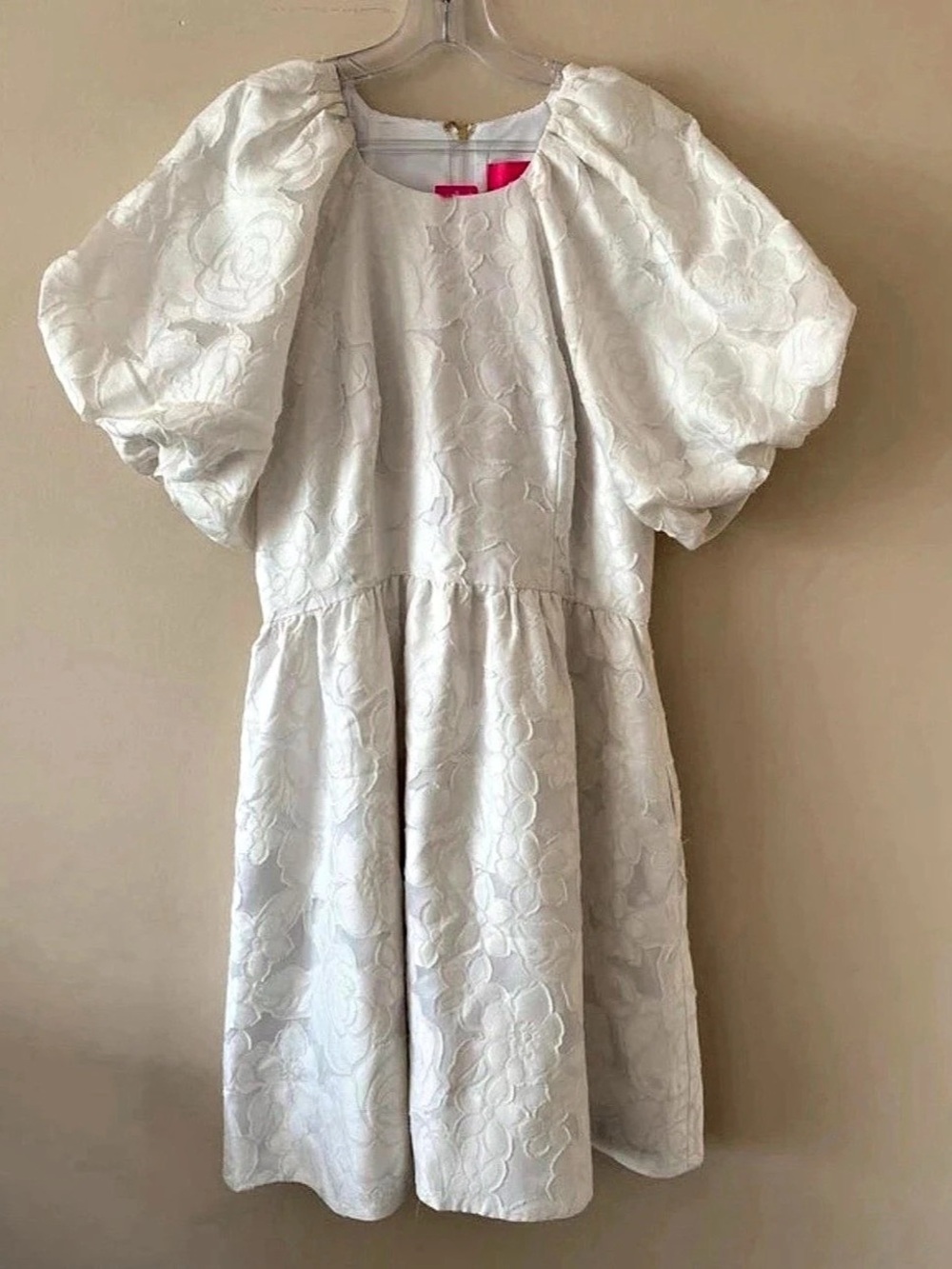 Lilly Pulitzer Knoxlie Floral Mini Dress in Resort White Jacquard Size 10 NWT